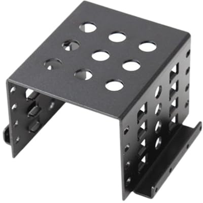Uikdjgu 4-Bay 2.5 Pulgada Disco Duro Soporte de Adaptador de Montaje Interno Soporte de AleacióN de Aluminio Soporte MóVil