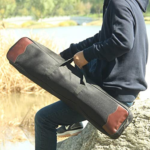 Alomejor Recurve-Bogen-Tasche, Outdoor-Bogenschießen-Handtasche mit Verbreitertem Griff und Verstellbarem Schultergurt, Großer Canvas-Pfeil- für das Bogenschießen