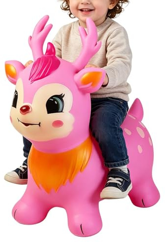 Bouncy Horse | Inflatable Ride On Horse Bouncer | Hopping Animal Toys