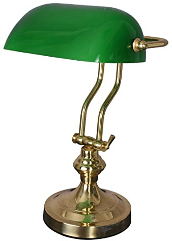 Nostalgische Schreibtischlampe im Art Nouveau Bibliothekslampe (ohne Leuchtmittel) xcl114 Palazzo Exklusiv