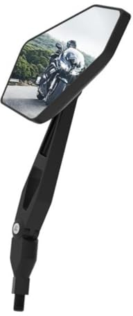 Motorcycle Mirror. Diamond Pro Universal. OX154, Black