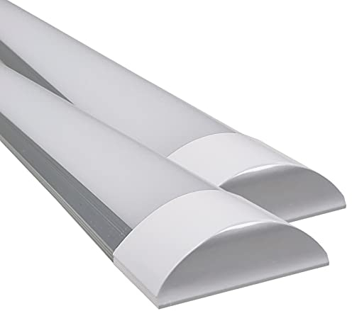 LED ATOMANT Lot de 2 Réglette LED intégrée, 60cm 20W, CCT (Sélecteur de Couleur Blanc Chaud, Neutre et Froid), 2000 Lumens