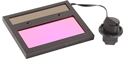 Careta Soldar Automatica,Lente de casco de soldadura Lente de casco de soldadura solar para TX500C 110 * 90 mm Lente de casco de panel solar Lente Máscara de soldadura Lente de oscurecimiento automáti