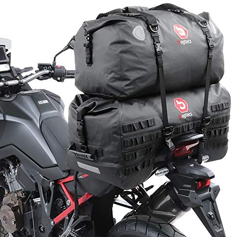 Motorrad Hecktasche Set Bagtecs SX70 + XF60 Volumen 130 L Dry Bag Wasserdicht