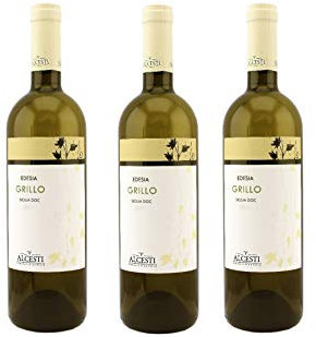 Sicilia Bedda - I Vini Bianchi Biologici e Vegani di ALCESTI - ML 750 (3 Bottiglie Grillo)