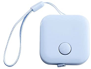 Cinta métrica suave para el cuerpo, cinta métrica de botón, cinta métrica retráctil de 60 pulgadas/150 cm para costura, regla de tela de sastre (azul)