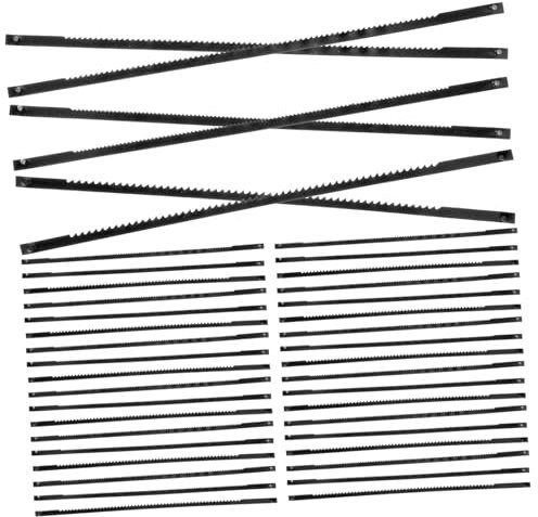 BESTonZON 36pièces Lames De Scie à Chantourner Assorties Pour Loisirs Coupe Du Métal Plastique Tendre Dur De Rechange Pour Scie à Chantourner à Embout