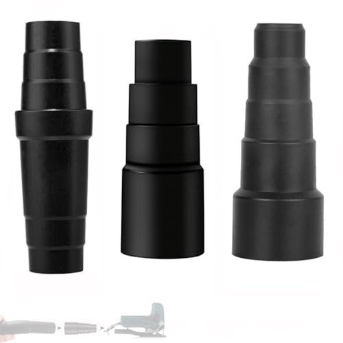 Vacuum Cleaner Power Tool Dust Extraction Hose Adaptor, 3 Pcs Universal Vacuum Adapter