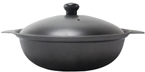 MOLUCKFU Gusseisen-topf Mit Deckel Gusseiserner Kochtopf Für Suppe, Auflauf Und Andere Rezepte Hohe Temperaturbeständigkeit Sicher Und Langlebig