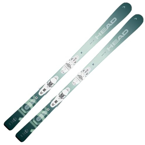 Damenski Alpinski Carvingski - Head Easy Joy SLR - 158cm - Allride Rocker - inkl. Bindung Joy 9 GW SLR Z2,5-9 Gripwalk - für Anfängerinnen - Ski für präparierte Piste