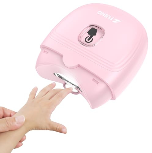 Elektrischer Nagelknipser, automatischer Nagelknipser mit 2 Geschwindigkeiten, wiederaufladbar, kabellos, mit LED-Licht für Erwachsene, Kinder und ältere Menschen