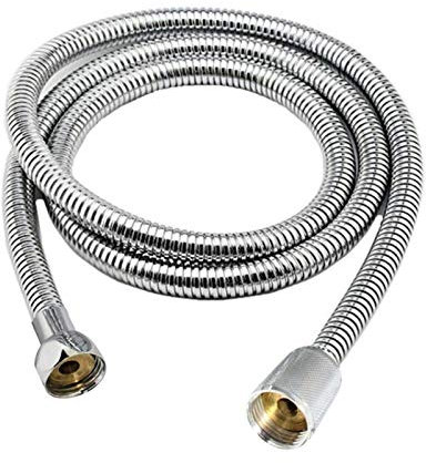 EOTRERANQ Pipe Fittings Accessories Shower Hose 1.5/2/3 Meter Stainless Plumbing Bathroom Bath Shower Tube Head Silicone Hose Shower Head Hose Hose(1.5 m)