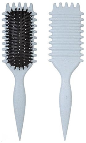 Curl Defining Brush,senaste vildsvinsborst stylingborsten för lockigt hår, reda ut och förbättra lockarna för både kvinnor och män, minimerar dragning (#11, 135 g)