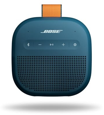 Bose SoundLink Micro Portable Bluetooth Speaker (2nd Gen), Wireless Outdoor Speaker, Up to 12 hours Battery Life, Waterproof and Dustproof, Twilight Blue - Limited Edition