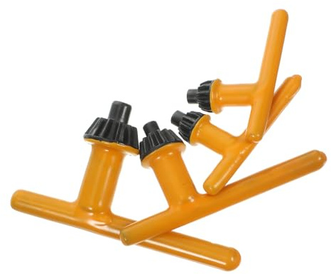 SOIMISS 4 pezzi Chiavi Mandrino Trapano con Manico Ergonomico Acciaio e Gomma ad Alta Precisione Compatibili con Trapani per Uso Versatile e Durevole