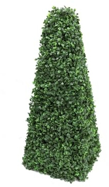 Artificial Boxwood Pyramid Topiary Tree In/Outdoor UV Protected 60cm Tall Décor Home Office Events