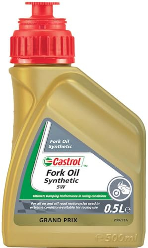 Castrol 17916585 - Aceite sintético para suspensión de motocicletas (5W, 500 ml)