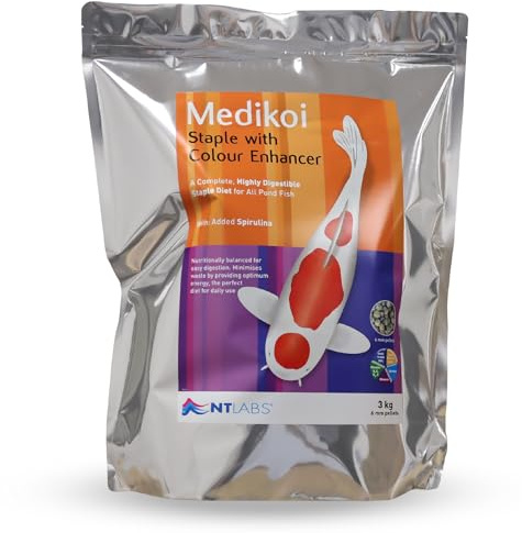 NT Labs Medikoi Staple Colour Enhancer Pond Food Adult 6mm Pellets (3kg)