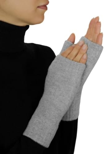 Lona Scott Fingerlose Damenhandschuhe aus Kaschmir