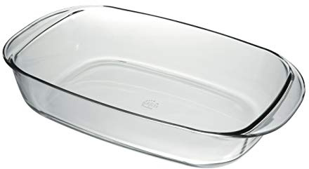 Duralex 6002AF03A1111 Ovenchef Tarte-Form, 23x38cm, 3.75 Liter, Glas, transparent, 3 Stück