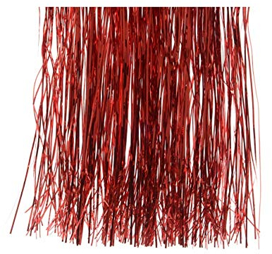 Toyland 45cm Lametta oder Angel Hair Red Schlenker Tinsel