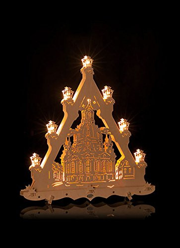 ERM Holzmanufaktur Lichterspitze klein, Frauenkirche Lichterecke Leuchter