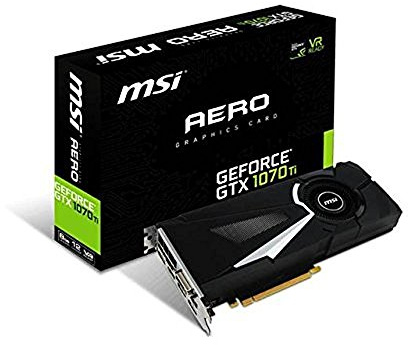 MSI Gaming GeForce GTX 1070 Ti - Carte Graphique 8 Go GDDR5, 256 Bits, VR Ready, DirectX12, SLI, AERO, Boost Clock 1683 MHz