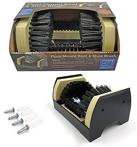 Heavy Duty Door Step Boot Scraper Brush Cleaner Mat - Removes Mud and Dirt from Shoes Walking Boots Wellys/Wellingtons etc. by The Dustpan and Brush Store ®