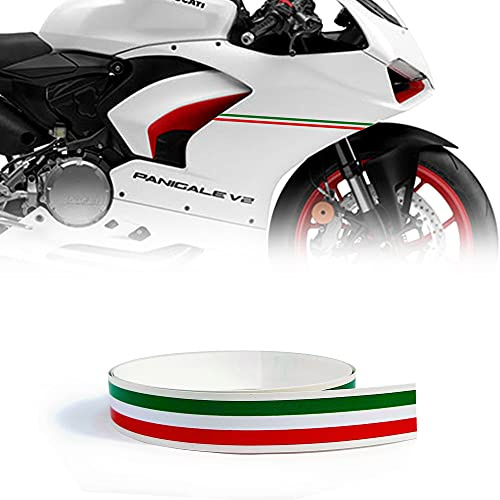 4R Quattroerre.it 10685 Tricolore Racing Stripe für Motorrad, 0,75 cm x 1,2 m