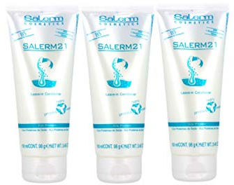 Après-shampoing sans rinçage Salerm 21 Protéines de soie 100 ml (3 unités)