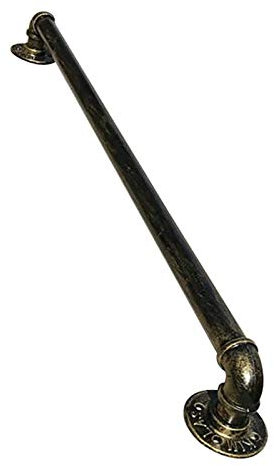 RTY-BY Treppengeländer handlauf Halterung Kit | Geländer Bausatz for Treppen Außen Innen 150CM 180CM 300CM |Balkon Brüstung Stange Wandhalterungen Wandhandlauf Handläufe Wohnung, Industrie Bronze