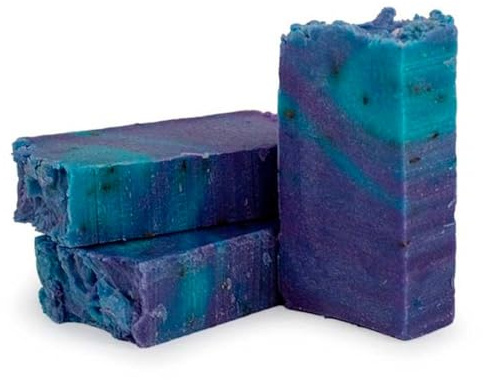 Jabón natural de Lavanda (90g) - Calma la piel irritada y seca - Reduce el acné - Desinfecta y ayuda a la cicatrización de heridas