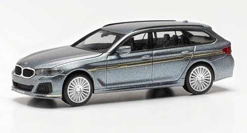 Herpa Modellauto BMW Alpina B5 Touring, Miniatur im Maßstab 1:87, Auto Modell für Diorama, Sammlerstück, Made in Germany, Modell aus Kunststoff