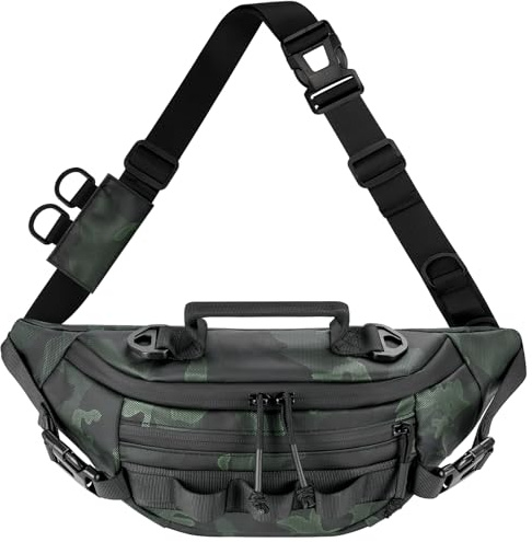 THKFISH Borsa per attrezzatura da pesca Marsupio Uomo impermeabile per donna e uomo Borsa a tracolla da pesca