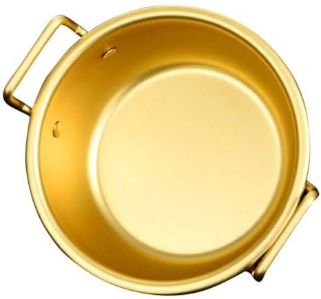 RORPOIR Ciotola Alluminio Leggera Per Cucina Contenitore Alimentare Multiuso Per Zuppe Insalate e Preparazioni Design Coreano Per Ristoranti e Buffet