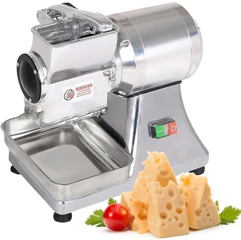 Ostreemaner Rallador De Queso Comercial, Máquina Trituradora De Queso Rotativa Eléctrica, Cortadora De Verduras Multifuncional, Triturador De Queso, 1min/500g De Trituración Rápida
