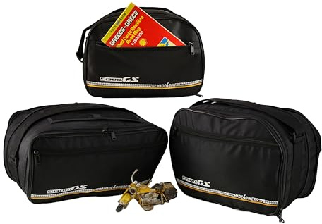 made4bikers Komplett Set Innentaschen für Variokoffer UND Topcase passend für BMW R1300GS ab 2023- (KA1) mit Vario Koffer