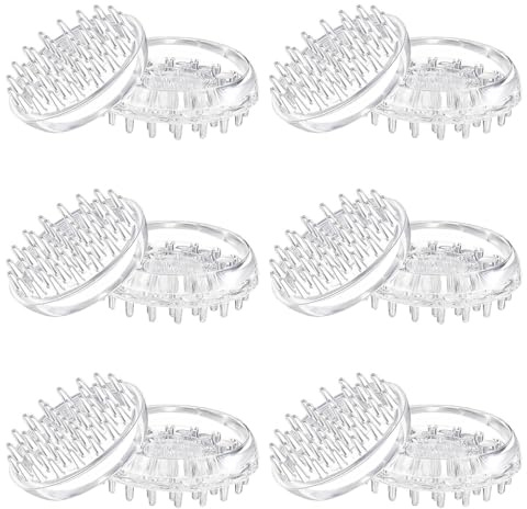 12 Stück rutschfeste Möbelgleiter für Teppichboden - Runde Untersetzer für Stuhlbeine, Tische & Sofas - Schutzunterlagen gegen Kratzer (47mm Durchmesser) - Stabil & belastbar für alle Bodenarten