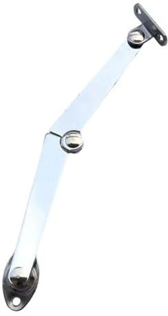 KESOTO Cerniera di Supporto per Coperchio Staffa per Anta a Ribalta Cerniera Pieghevole Braccetto di Sostegno in Ferro Adatto per Portagioie E Mobili Da Uff, per Il Lato Sinistro