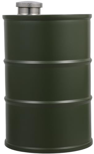 Veemoon Gourde en Acier Inoxydable 304 Étanche 750 Ml Flasque à Grosse Capacité Gourde de Camping Métallique Compacte pour Voyage Randonnée et Événements Extérieurs