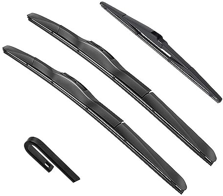 Rain wiper Front Rear Wiper Blades For Kia Soul AM MK1 2009-2013 Window Windscreen Windshield Rubber Car Accessories Back Delete Refills All-weather wiper blade
