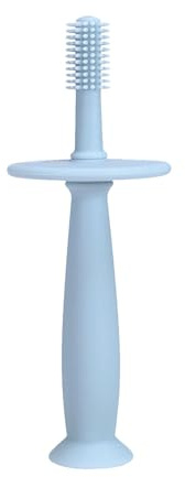 Spazzolino da denti – Spazzolino in silicone a 360° | Spazzola per addestramento del bambino - Massaggiatore per gengive per bambini - 100% silicone alimentare per 0-6 anni, per familiarizzar