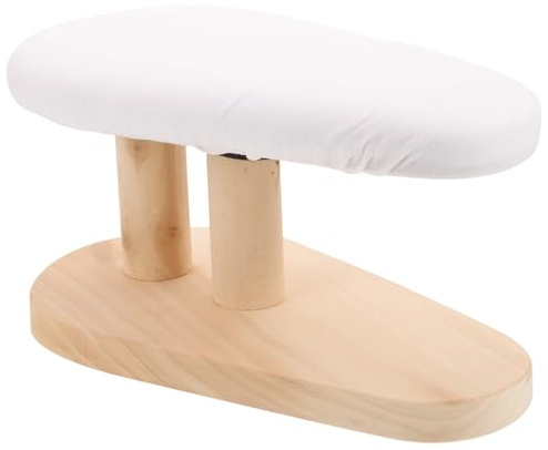HIAKDOFT Planche à Repasser Multifonction en Bois Massif, Housse en Tissu Résistant, Support Stable pour Repassage de Vêtements, Accessoires de Repassage Pratiques, pour Usage Domestique