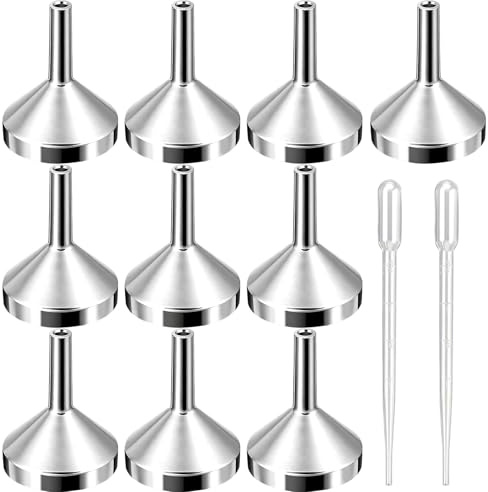 12PCS Small Funnel, Funnels for Filling Bottles or Containers, Small Funnel, Funnel Kitchen, Mini Funnel