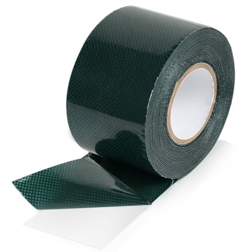 DBREAKS 1 Pcs Ruban Adhésif Double Face pour Gazon Synthétique 50mm x 5m | Ruban de Jonction pour Gazon Artificiel Auto-adhésif, Ruban à Gazon Artificiel pour Connecter Pelouse Synthetique, Vert