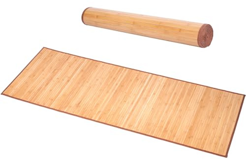 Nisorpa Bamboo Area Rug, Floor Mat with Anti-Slip Backing, 29.5x79 Inches