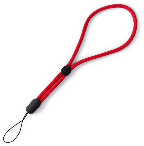 trage.band® dragonne courte réglable pour poignet, rouge