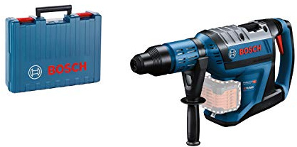 Bosch Professional 18V System martillo perforador a batería BITURBO GBH 18V-45 C (incl. módulo Connectivity, empuñadura auxiliar, tubo de grasa, paño, maletín, sin batería/cargador)