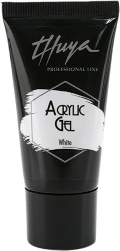 THUYA Acrylic Gel Blanc 30 g, Noir, Estandar