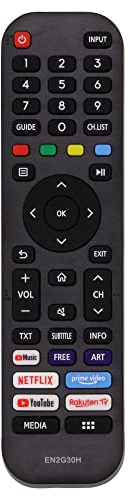 Neue Hisense EN2G30H/EN2A30 Fernbedienung für VIDAA LCD LED 4K UHD Smart TV Mit Netflix, Prime Video, YouTube, Rakuten Shortcut-Taste